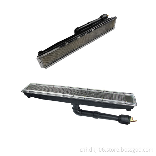 Catalytic gas heaters for infrared industrial ovens and powder coating supplies